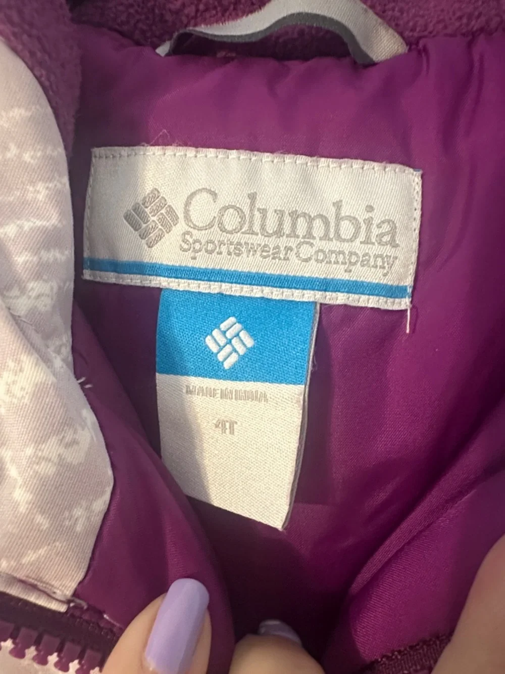 Columbia water resistant